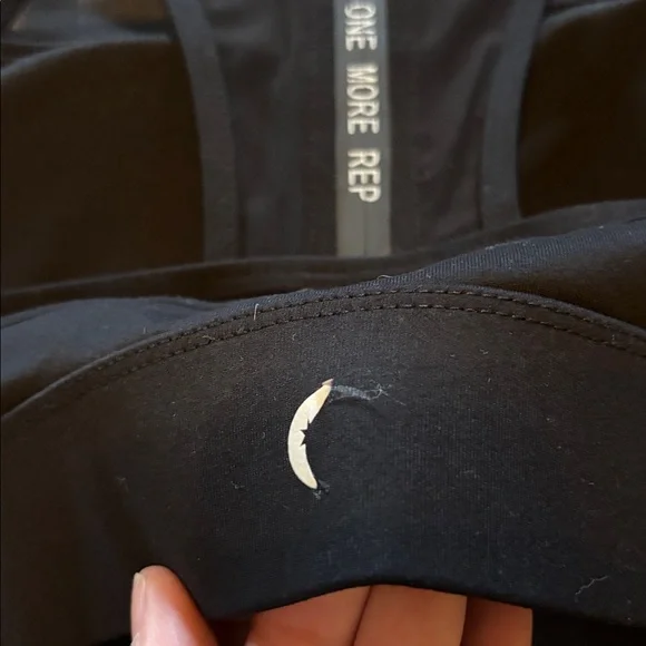 Zyia black one more rep sports bra large - Picture 3 of 4